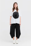 TAYLOR CIRC MODULE TEE-IVORY/BLACK