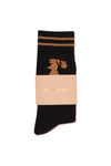 KAREN WALKER RUNAWAY GIRL SOCKS / BLACK-PINK