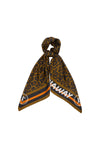 KAREN WALKER LEOPARD CLASSIC SILK SCARF