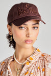KAREN WALKER GIRL THING CAP-CHOCOLATE