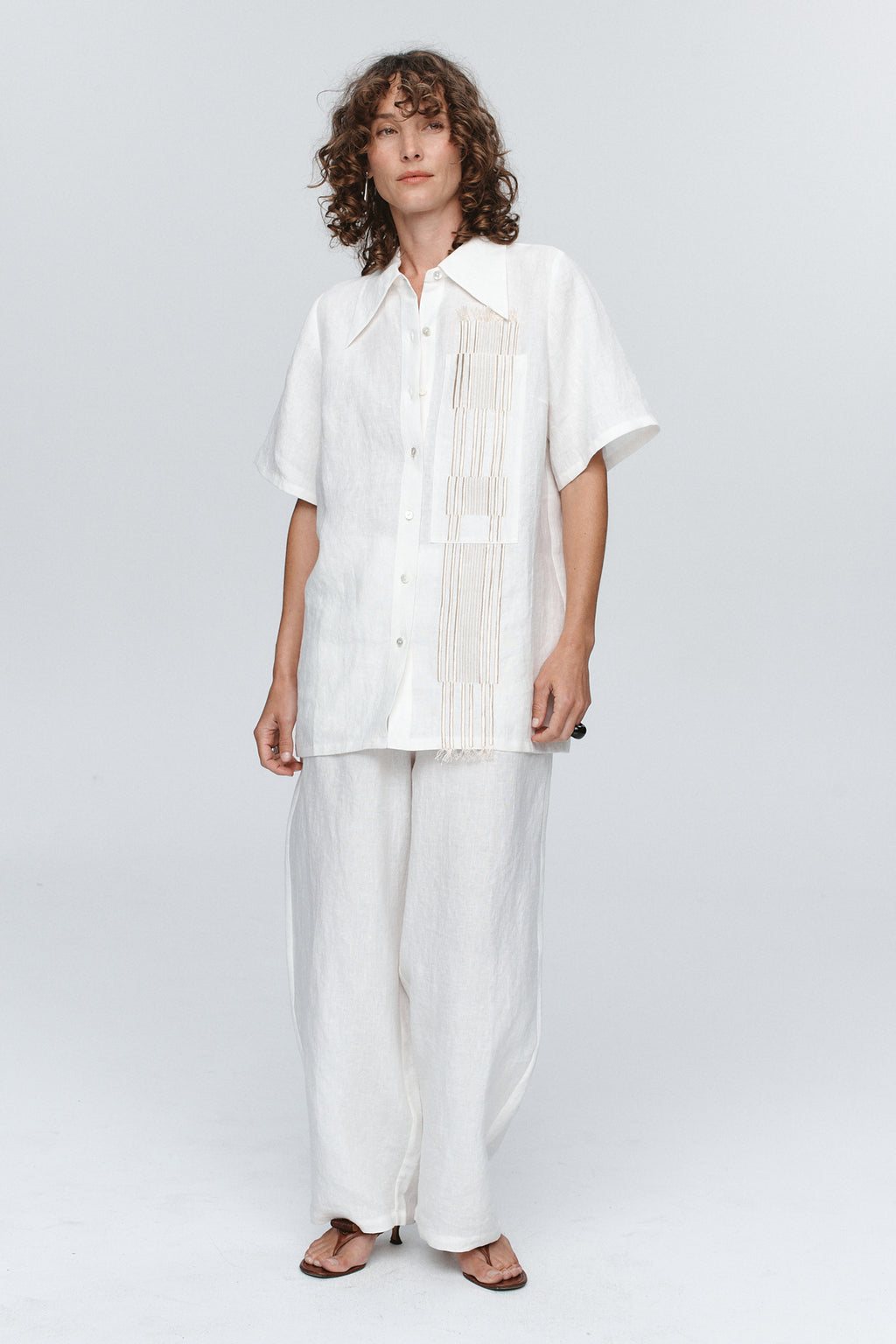 MARLE ATTICUS SHIRT-IVORY