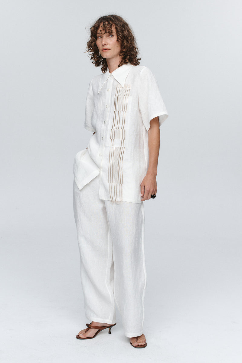 MARLE ATTICUS SHIRT-IVORY