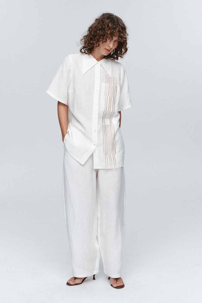 MARLE ATTICUS SHIRT-IVORY