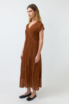 KATE SYLVESTER ADA DRESS-TOBACCO