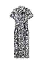 LOLLYS LAUNDRY ALIYA MAXI DRESS-LEOPARD PRINT