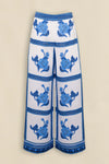 ZOE KRATZMANN GESTURE PANT-AZURE COLLAGE