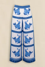 ZOE KRATZMANN GESTURE PANT-AZURE COLLAGE