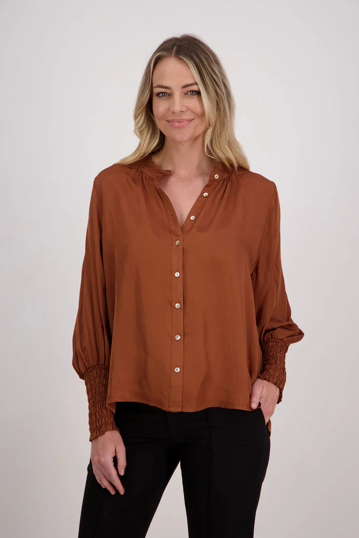 BRIARWOOD AUDREY TOP-TAN