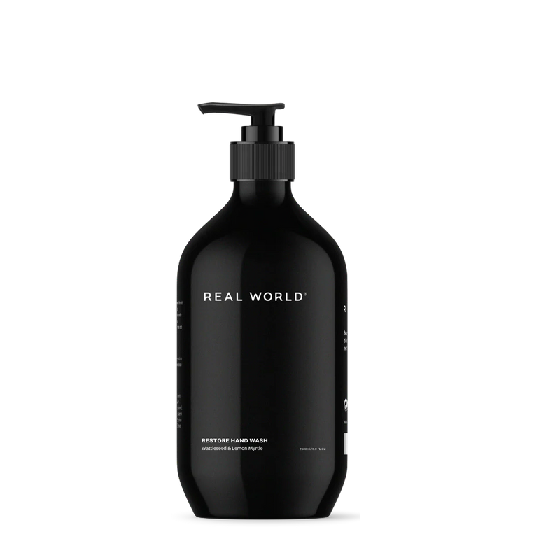 REAL WORLD WATTELSEED & LEMON MYRTLE HAND WASH
