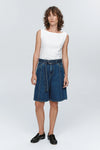 MARLE BELTED JEAN SHORT