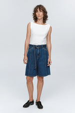 MARLE BELTED JEAN SHORT