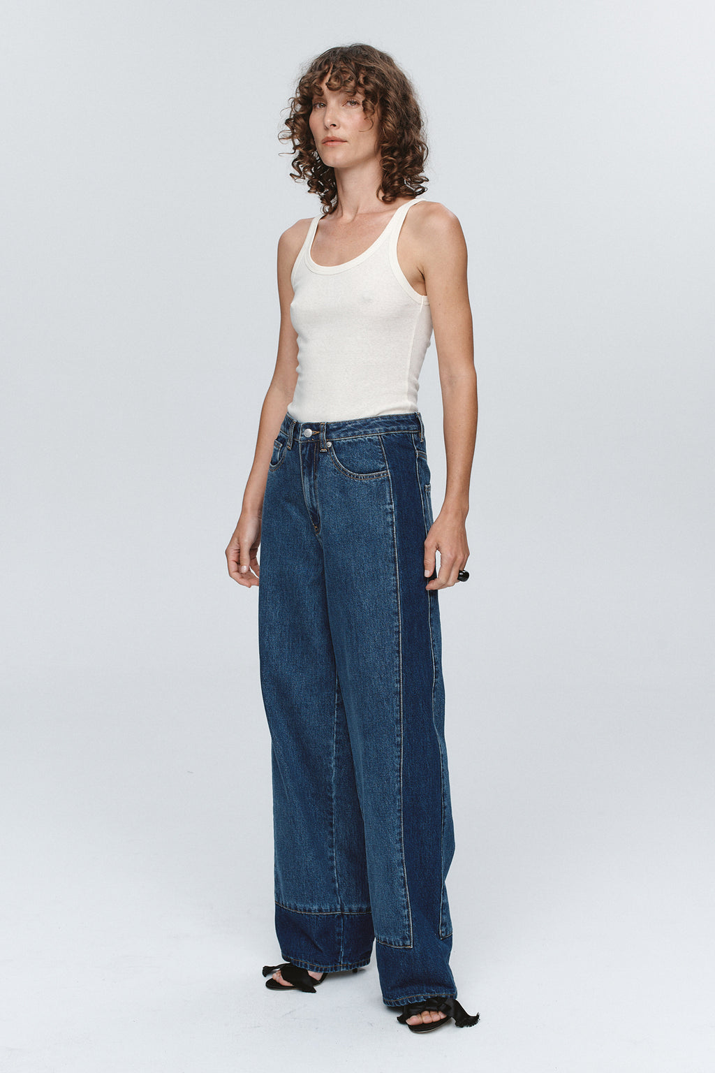 MARLE BORDER JEAN-WASHED INDIGO