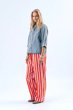 LOLLYS LAUNDRY BONO SHIRT SS-WASHED DENIM