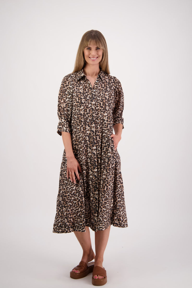 BRIARWOOD CHRISTINE DRESS-LEOPARD