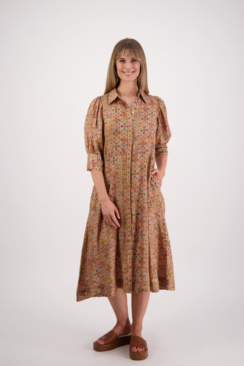 BRIARWOOD CHRISTINE DRESS-LITTLE LEAF