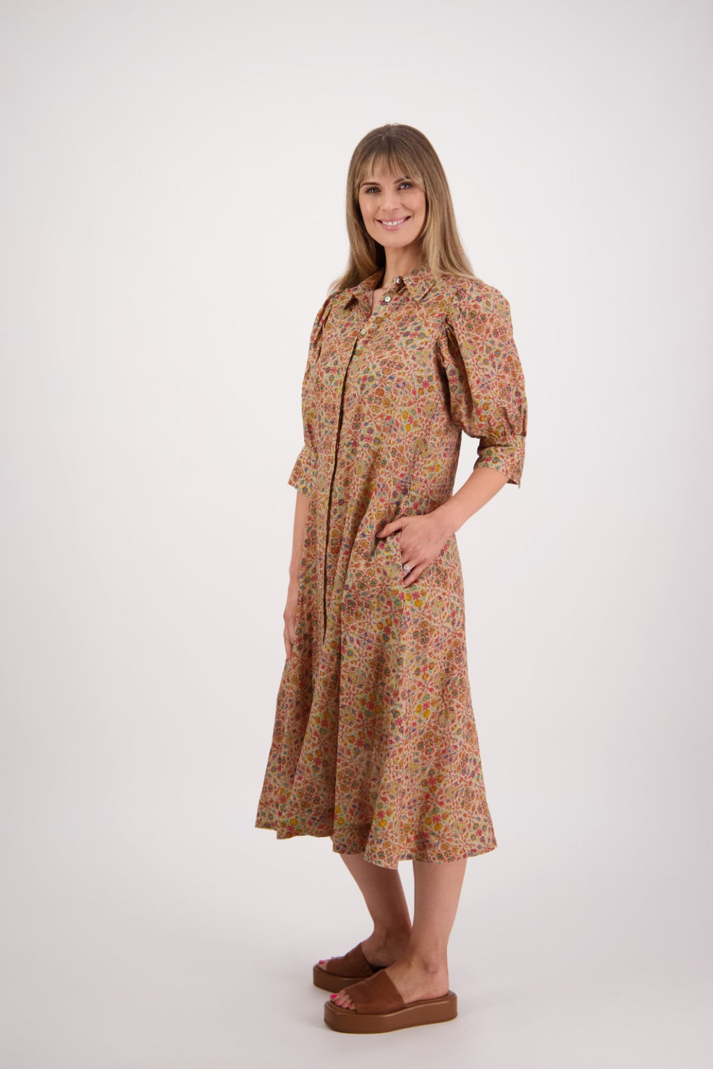 BRIARWOOD CHRISTINE DRESS-LITTLE LEAF