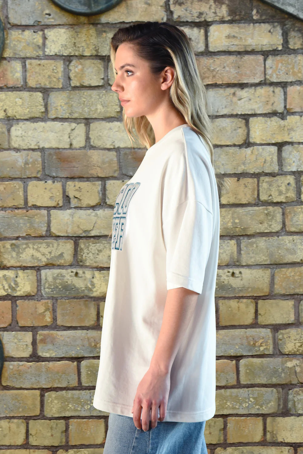 COOPER TEAM SPIRIT T-SHIRT-WHITE/BLUE
