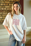 COOPER TEAM SPIRIT T-SHIRT / WHITE-PINK