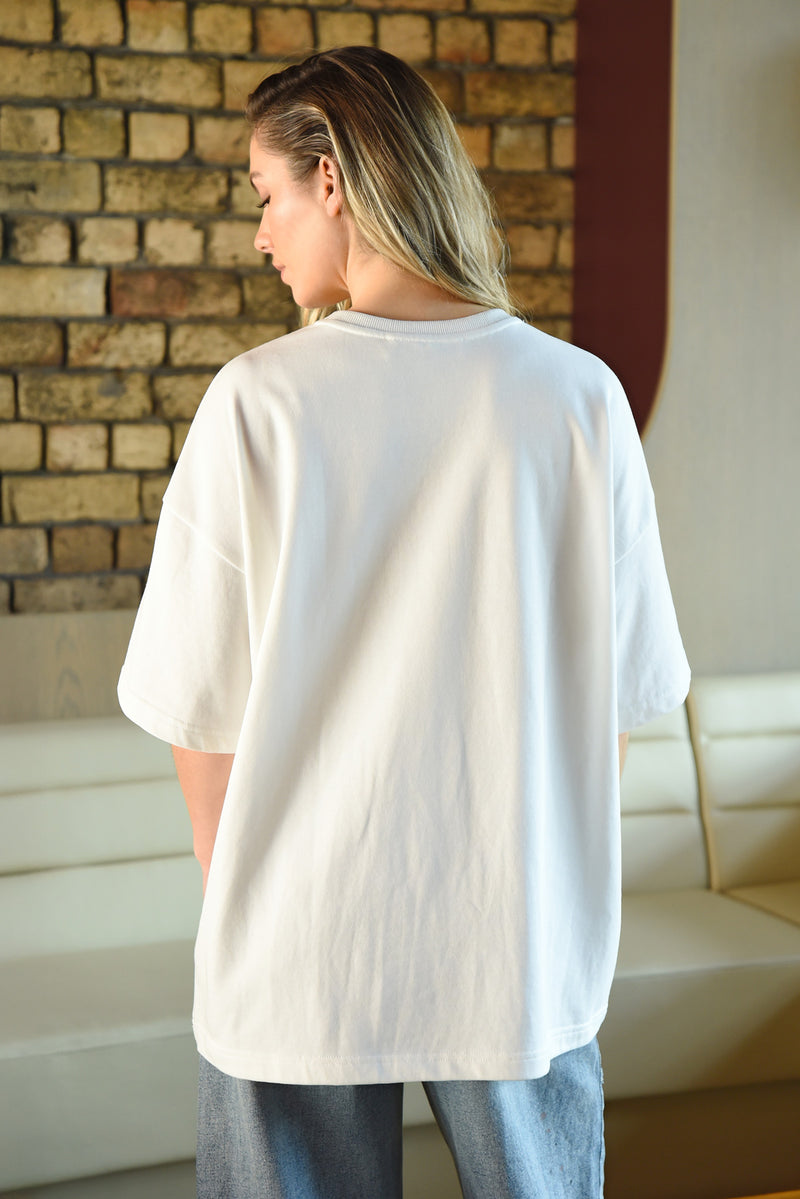 COOPER TEAM SPIRIT T-SHIRT / WHITE-PINK