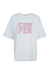 COOPER TEAM SPIRIT T-SHIRT / WHITE-PINK
