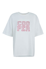 COOPER TEAM SPIRIT T-SHIRT / WHITE-PINK