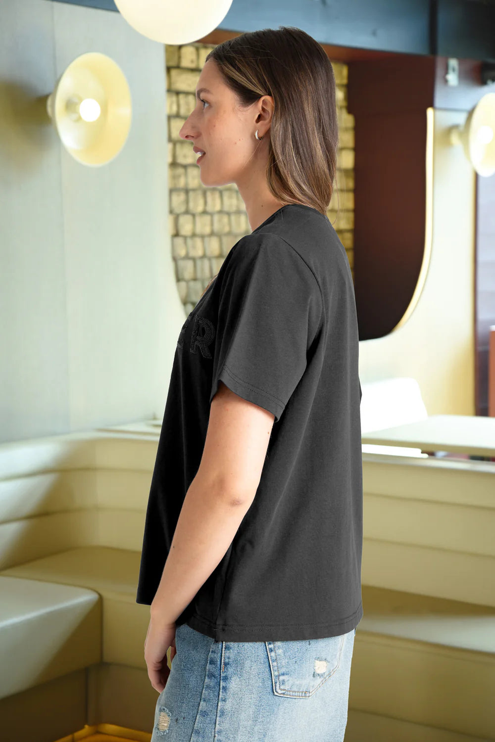 COOPER PAR-TEE THE NIGHT AWAY T-SHIRT/BLACK-BLACK