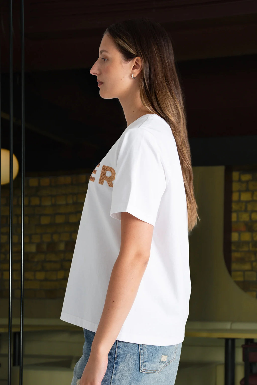 COOPER PAR-TEE THE NIGHT AWAY TEE-WHITE/GOLD