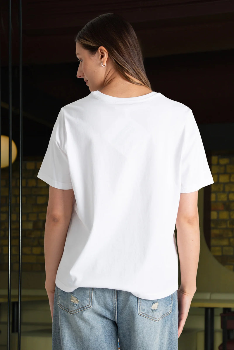 COOPER PAR-TEE THE NIGHT AWAY TEE-WHITE/GOLD