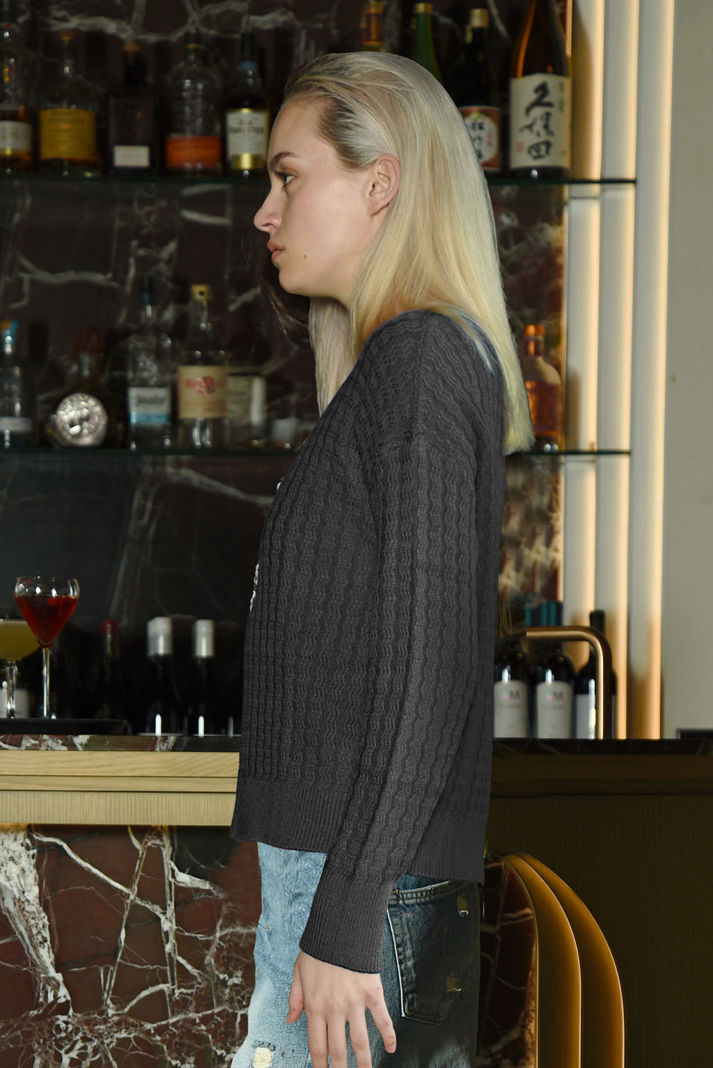 COOPER JUMPER START MY HEART-BLACK