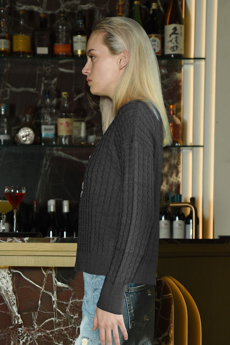 COOPER JUMPER START MY HEART-BLACK