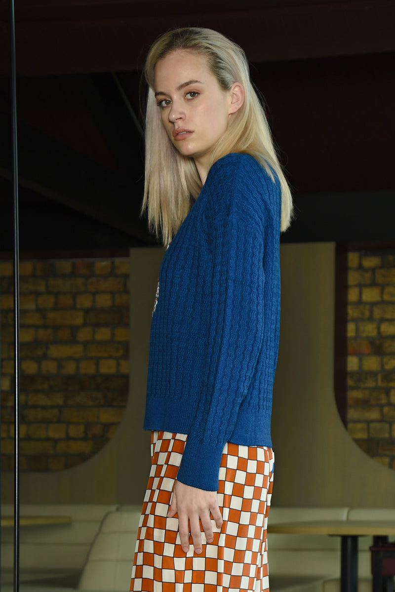 COOPER JUMPER START MY HEART/ROYAL BLUE