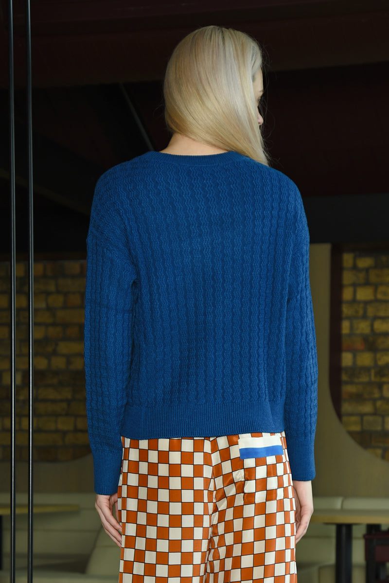 COOPER JUMPER START MY HEART/ROYAL BLUE
