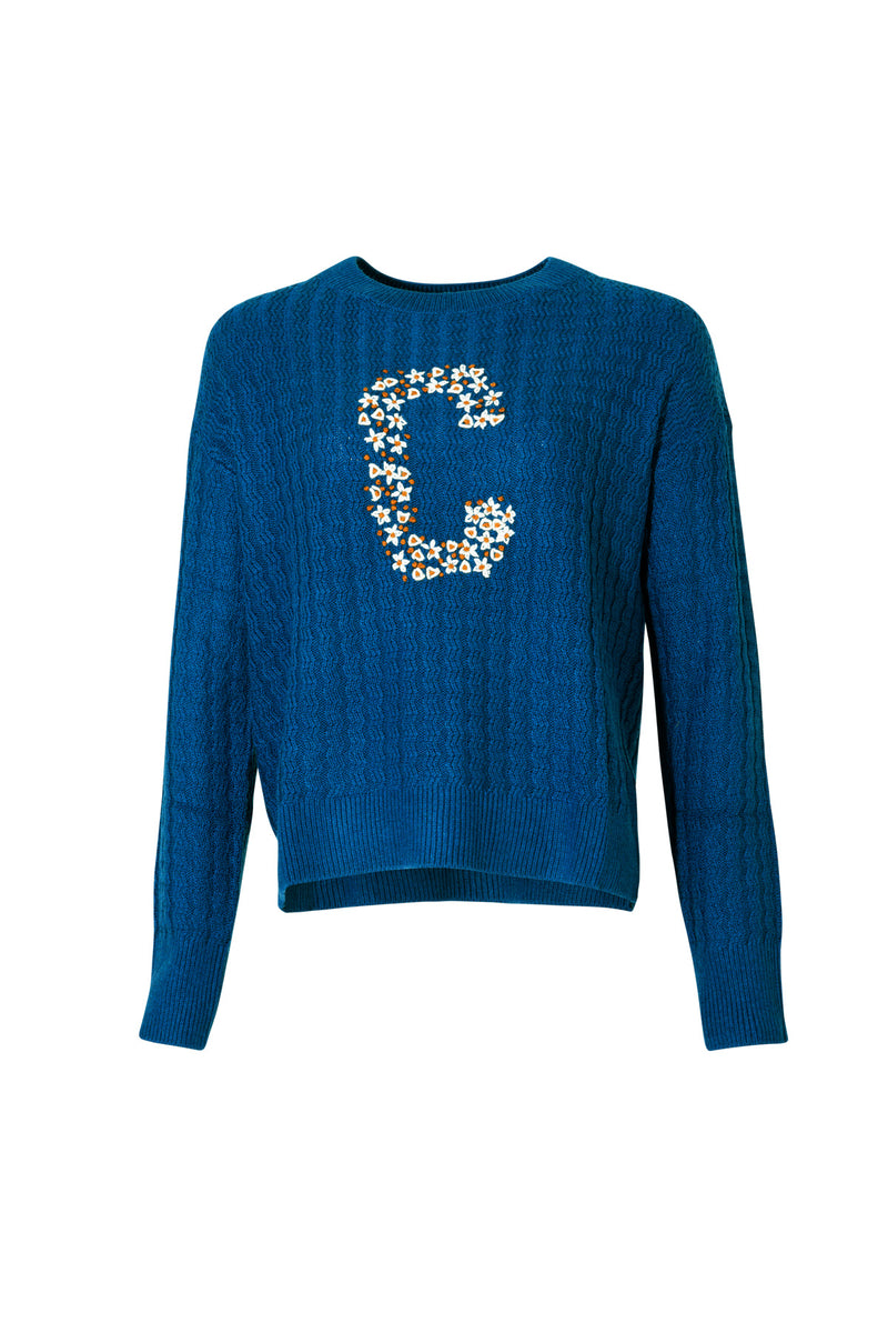 COOPER JUMPER START MY HEART/ROYAL BLUE