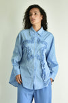 COOPER AS STAR AS IT GOES SHIRT-BLUE STRIPE