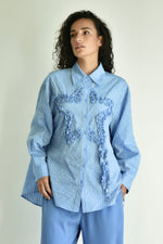 COOPER AS STAR AS IT GOES SHIRT-BLUE STRIPE