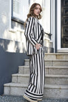 COOPER SEVILLE STROLLS PANT-BLACK/NATURAL STRIPE