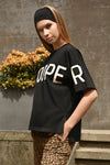 COOPER LEFT HANGING T-SHIRT-BLACK