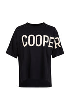 COOPER LEFT HANGING T-SHIRT-BLACK
