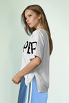 COOPER LEFT HANGING T-SHIRT-WHITE