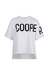COOPER LEFT HANGING T-SHIRT-WHITE