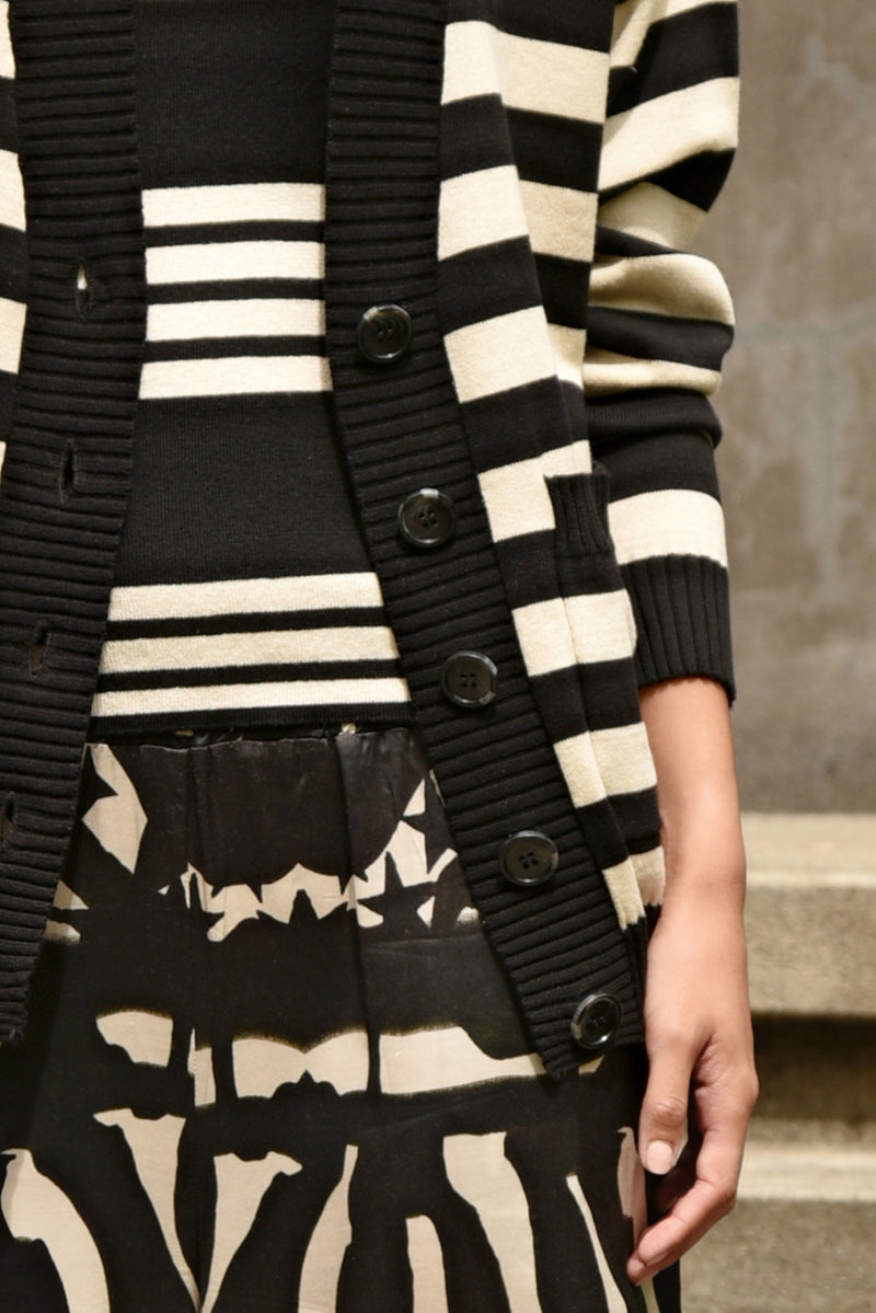 COOPER I DON'T STRIPE CARDIGAN