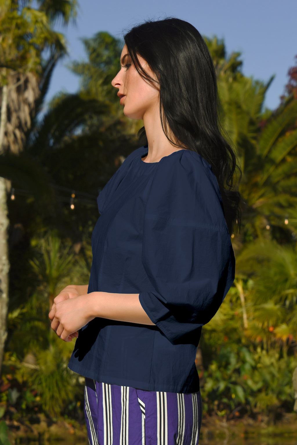 COOPER PUFF AND NONSENSE TOP-NAVY