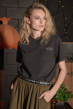 COOPER THE PERFECT STITCH TEE-BLACK BROWN