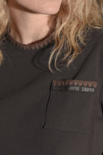 COOPER THE PERFECT STITCH TEE-BLACK BROWN