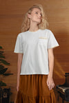 COOPER THE PERFECT STITCH TEE-WHITE IVORY