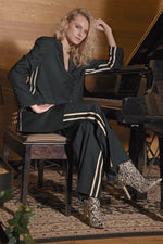 COOPER BACK TO TRACK PANT-INK PINSTRIPE