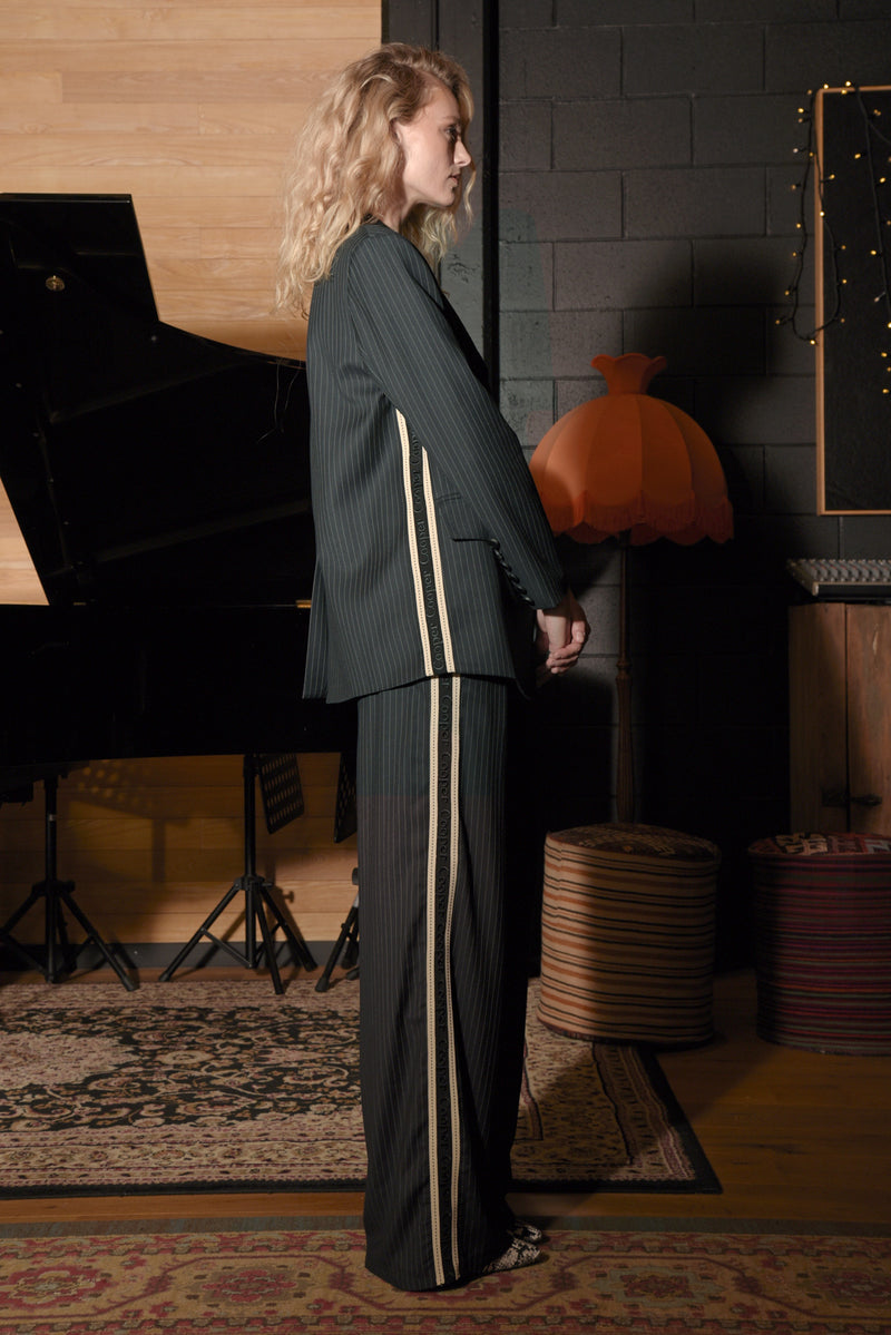 COOPER BACK TO TRACK PANT-INK PINSTRIPE