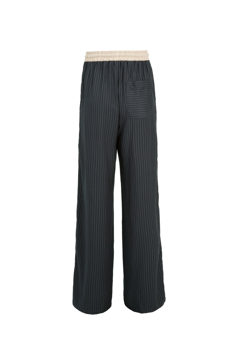 COOPER BACK TO TRACK PANT-INK PINSTRIPE