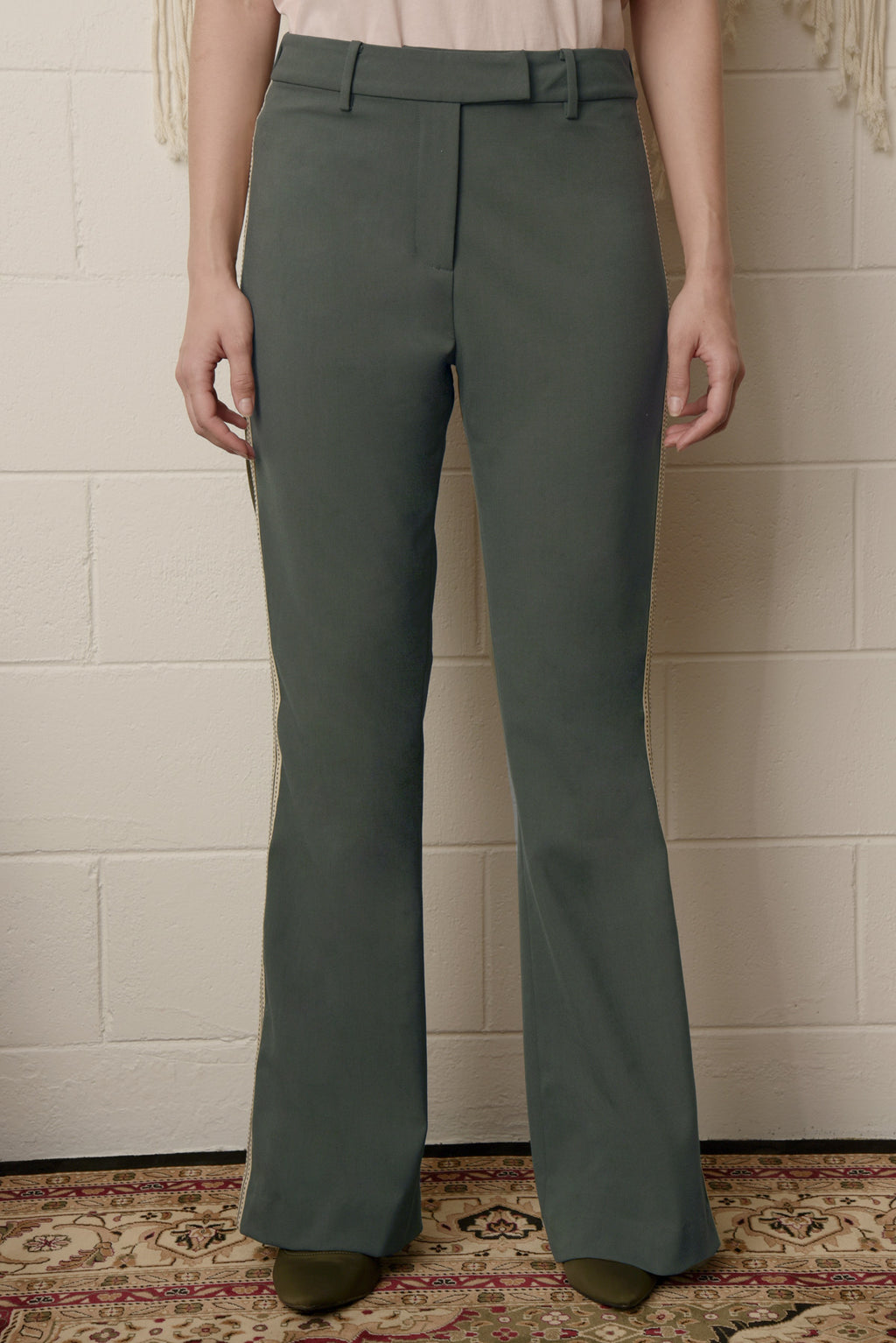 COOPER FLARE SHE GOES TROUSER-ANTHRACITE