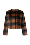 COOP CRAZY FUR YOU JACKET-NAVY CHECK
